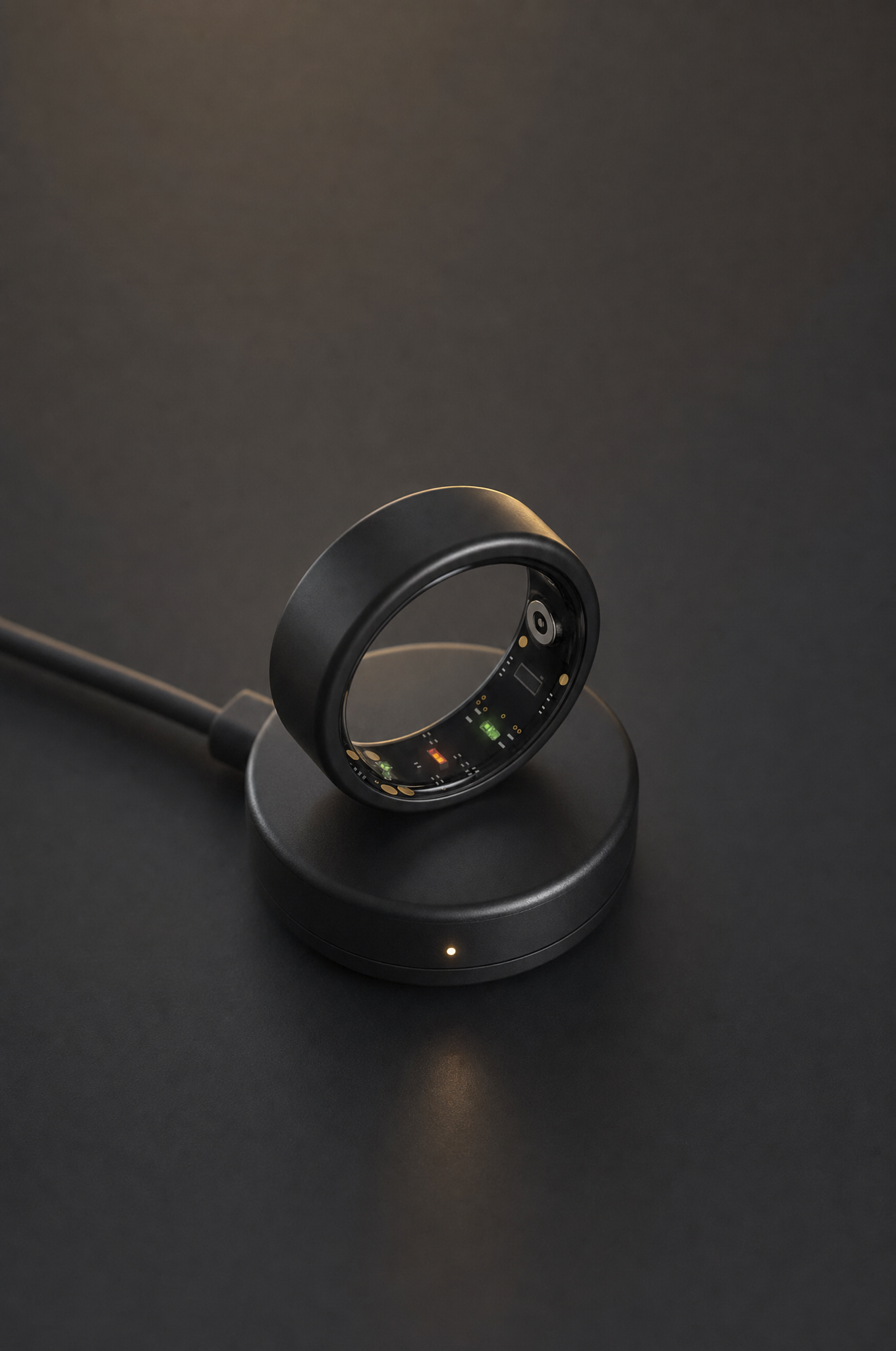 Vytal smart ring on its magnetic charger